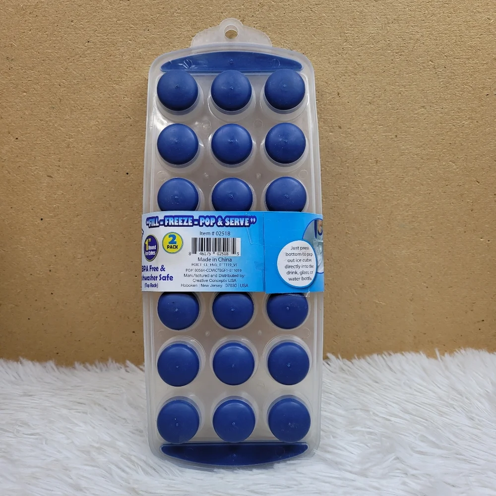 Pop & Serve Ice Cube Tray  T Pak - 21 Count Each  New